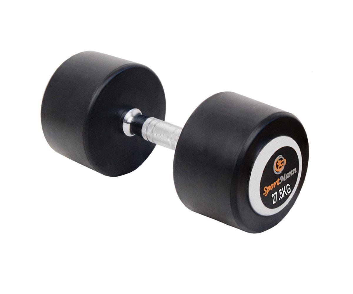 Gantera Cauciucata Sportmann Deluxe 27.5 kg - imagine 2