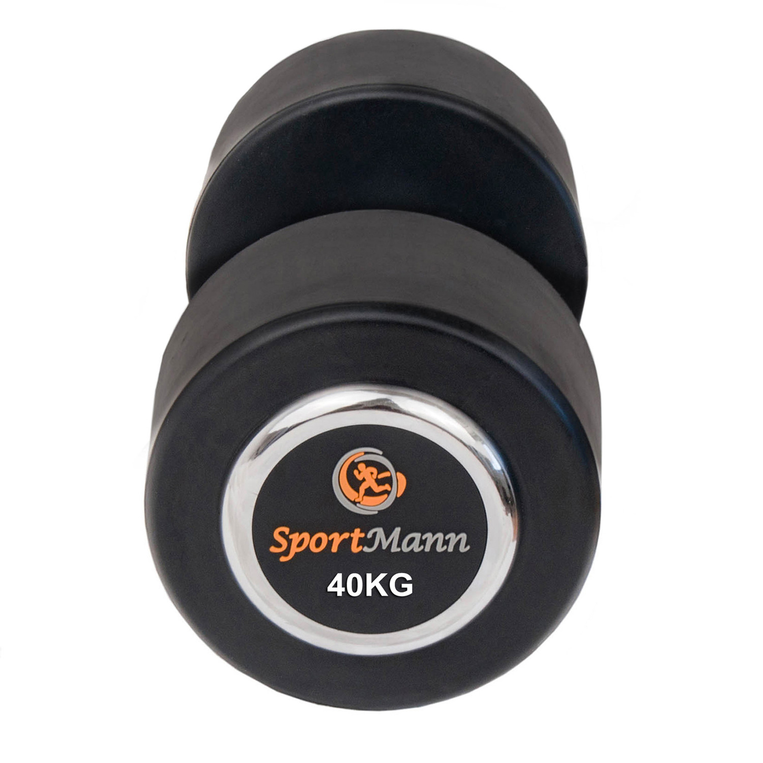 Gantera Cauciucata Sportmann Deluxe 40 kg - imagine 2